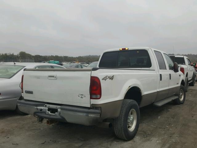 1FTNW21P44ED11273 - 2004 FORD F250 SUPER WHITE photo 4