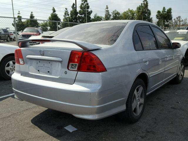 JHMES26714S001862 - 2004 HONDA CIVIC EX 银色 照片 4