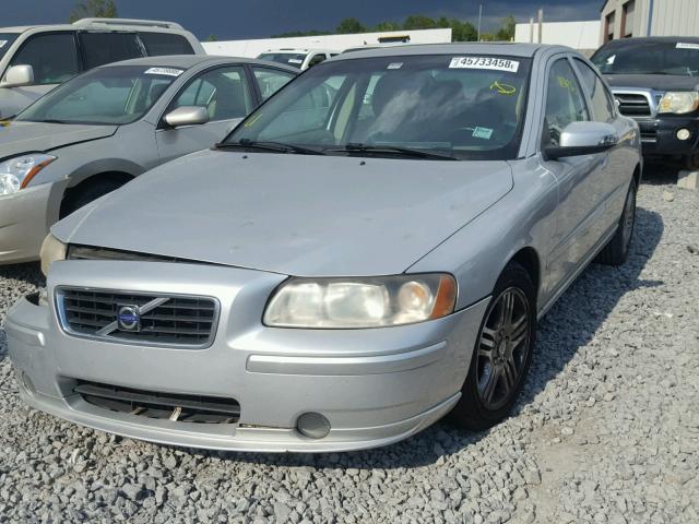 YV1RS592372619512 - 2007 VOLVO S60 2.5T SILVER photo 2