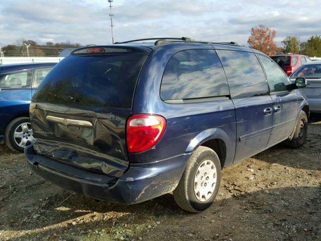 1C4GP44R54B535104 - 2004 CHRYSLER TOWN & COU BLUE photo 4