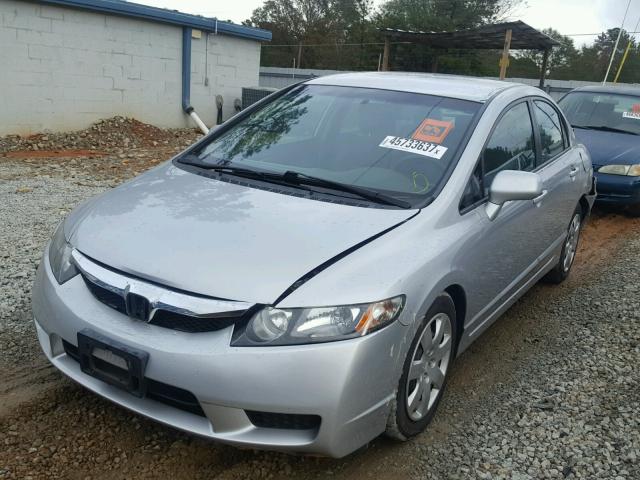 19XFA1F56BE048788 - 2011 HONDA CIVIC SILVER photo 2