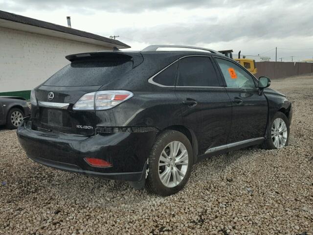 JTJBC1BA6B2420510 - 2011 LEXUS RX 450 BLACK photo 4