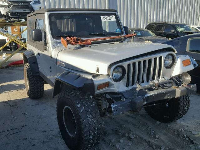 1J4FA29165P345248 - 2005 JEEP WRANGLER / SILVER photo 1