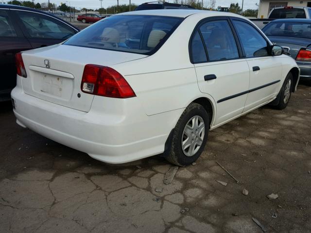 1HGES16385L000861 - 2005 HONDA CIVIC DX V WHITE photo 4