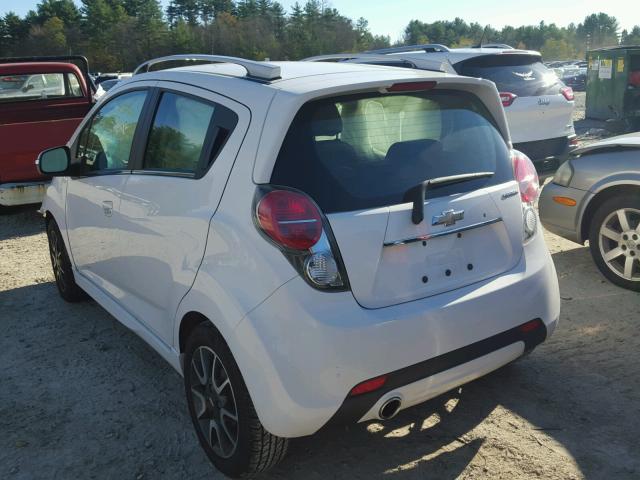 KL8CF6S91EC419760 - 2014 CHEVROLET SPARK 2LT WHITE photo 3