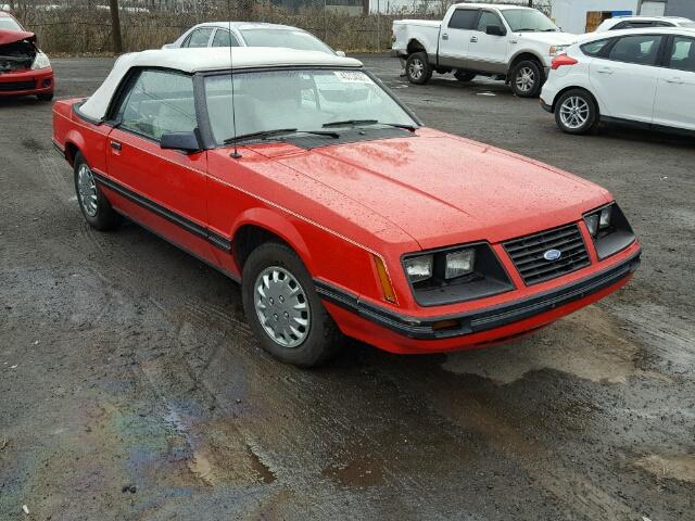 1FABP2737DF153578 - 1983 FORD MUSTANG RED photo 1