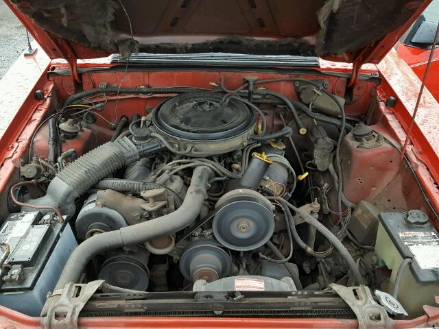 1FABP2737DF153578 - 1983 FORD MUSTANG RED photo 7