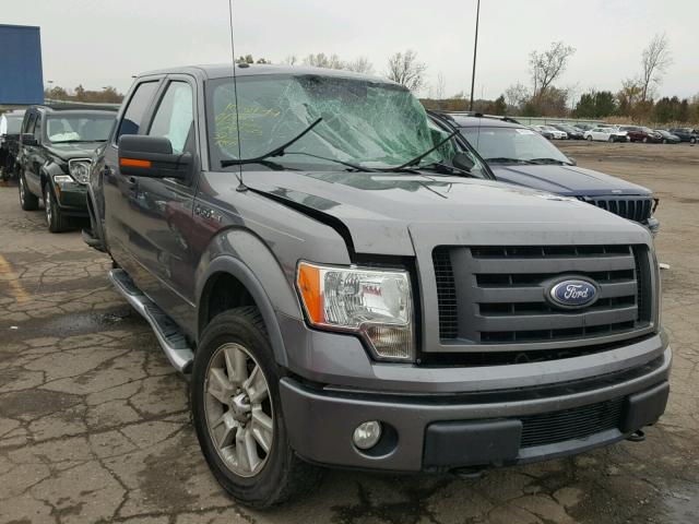 1FTFW1EV9AFC83922 - 2010 FORD F150 GRAY photo 1