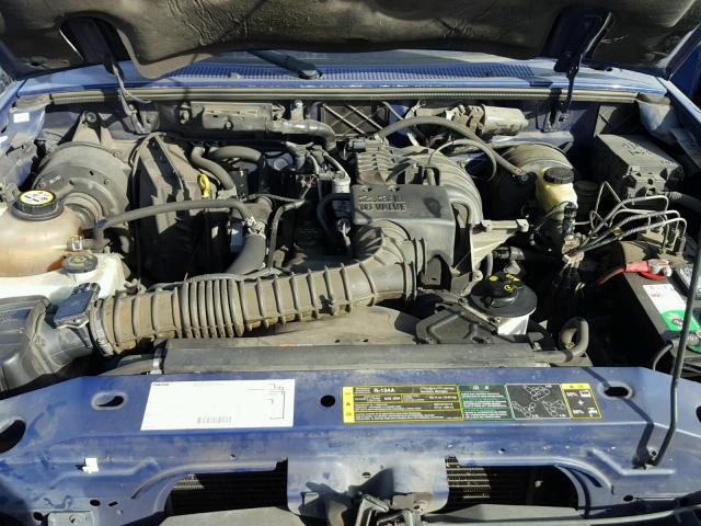 4F4YR12D53TM13279 - 2003 MAZDA B2300 BLUE photo 7