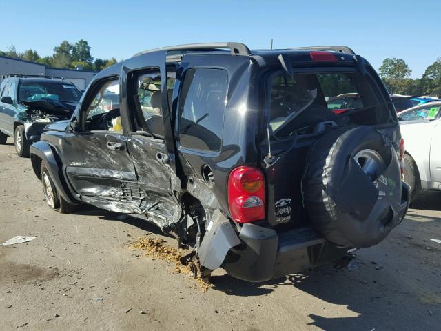 1J8GL58K74W184633 - 2004 JEEP LIBERTY LI BLACK photo 3