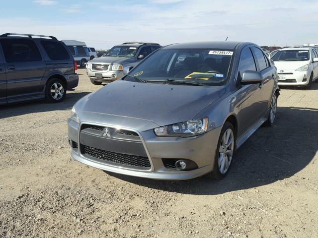 JA32U8FW5CU027469 - 2012 MITSUBISHI LANCER GT GRAY photo 2