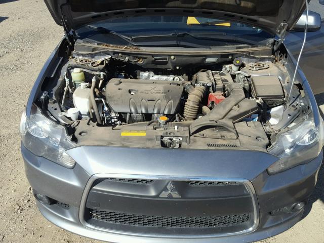 JA32U8FW5CU027469 - 2012 MITSUBISHI LANCER GT GRAY photo 7