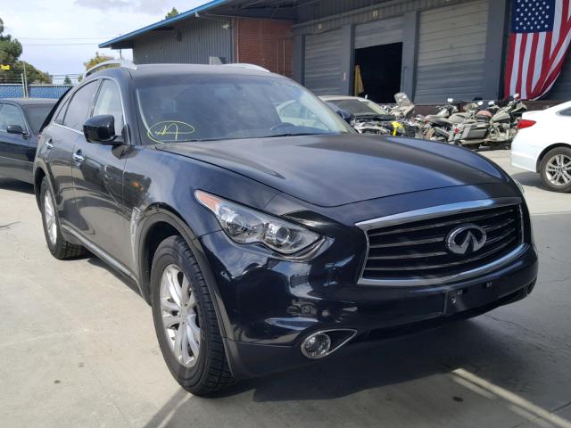 JN8CS1MU5DM141482 - 2013 INFINITI FX37 BLACK photo 1