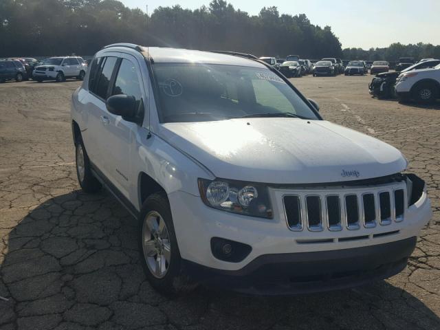 1C4NJCBA2FD273288 - 2015 JEEP COMPASS SP WHITE photo 1