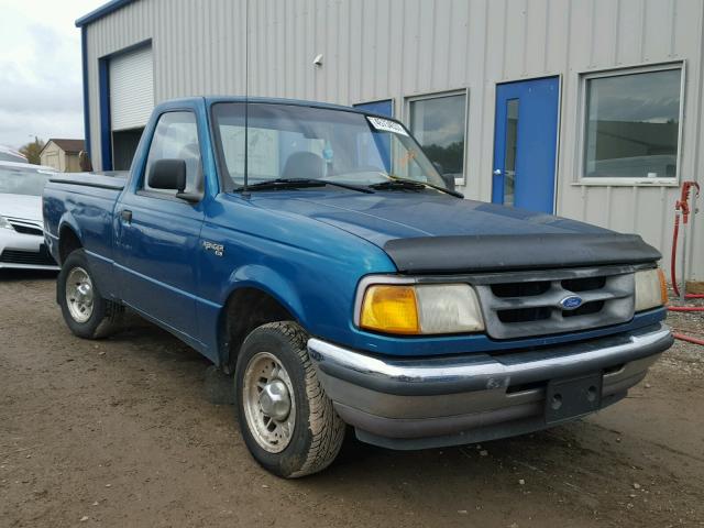 1FTCR10A9TUD87145 - 1996 FORD RANGER GREEN photo 1