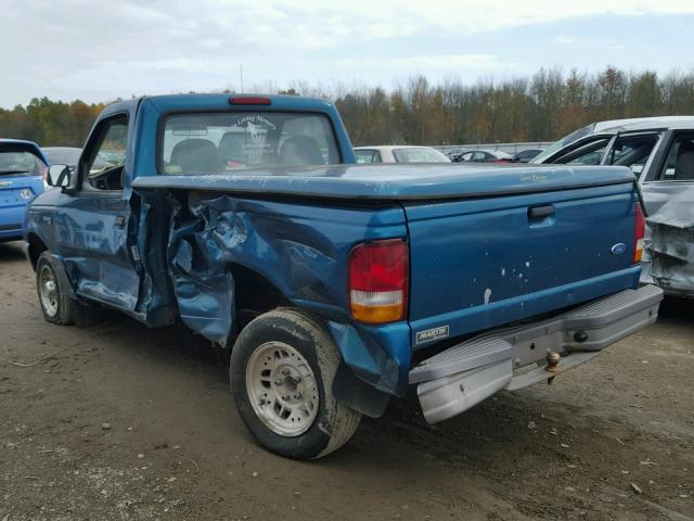 1FTCR10A9TUD87145 - 1996 FORD RANGER GREEN photo 3