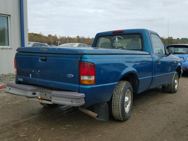 1FTCR10A9TUD87145 - 1996 FORD RANGER GREEN photo 4