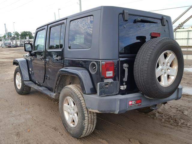 1J4GA59107L210279 - 2007 JEEP WRANGLER S 黑色 照片 3