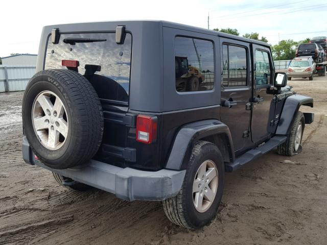 1J4GA59107L210279 - 2007 JEEP WRANGLER S 黑色 照片 4