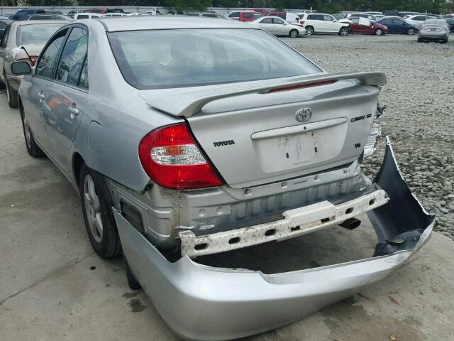 4T1BF32K02U522805 - 2002 TOYOTA CAMRY LE SILVER photo 3