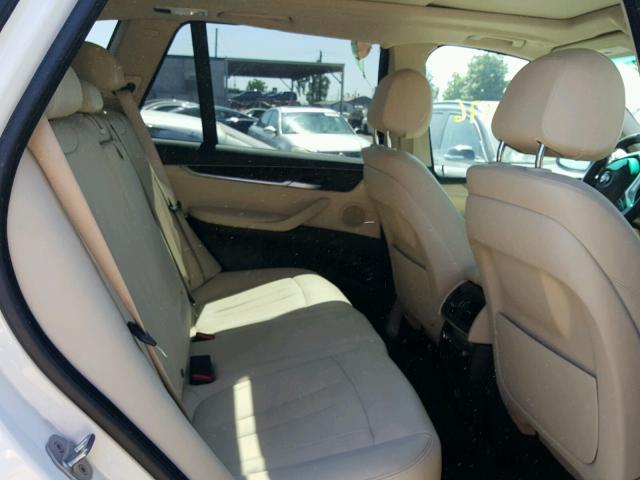 5UXKT0C55G0S77176 - 2016 BMW X5 XDR40E WHITE photo 6