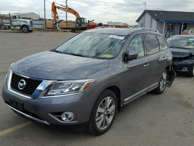 5N1AR2MM8GC608470 - 2016 NISSAN PATHFINDER GRAY photo 2