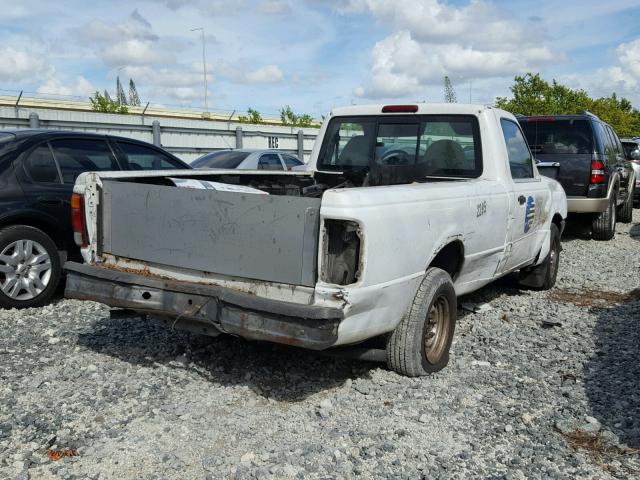 1FTYR10V4XPA02295 - 1999 FORD RANGER WHITE photo 4