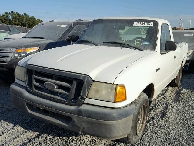 1FTYR10D75PA25994 - 2005 FORD RANGER WHITE photo 2