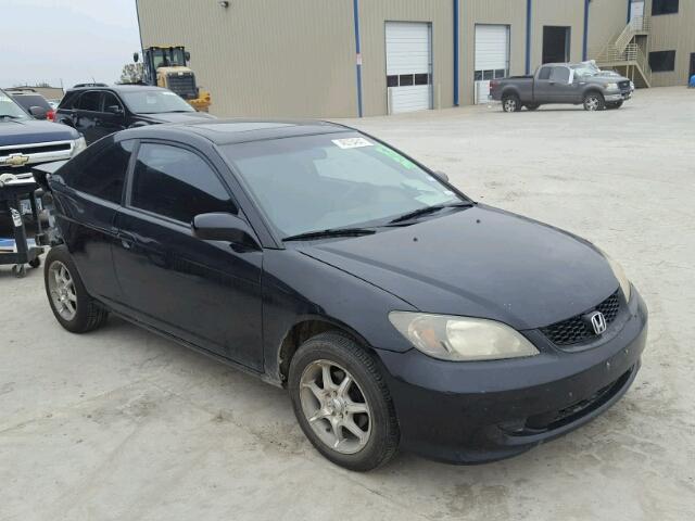 1HGEM22944L012756 - 2004 HONDA CIVIC EX BLACK photo 1