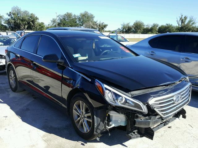 5NPE24AF4FH122818 - 2015 HYUNDAI SONATA SE BLACK photo 1