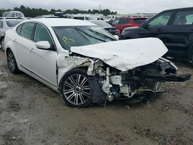 KNALN4D73E5144937 - 2014 KIA CADENZA PR WHITE photo 1