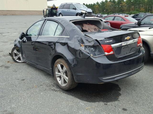 1G1PE5SB7D7246593 - 2013 CHEVROLET CRUZE LT BLACK photo 3