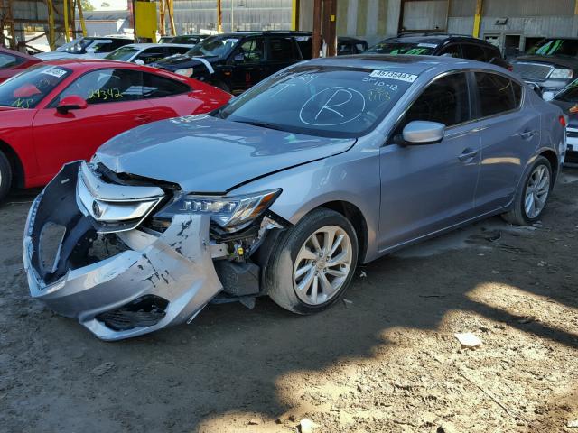 19UDE2F39GA020351 - 2016 ACURA ILX BASE GRAY photo 2