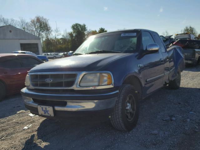 1FTZX1721WNA40633 - 1998 FORD F150 BLUE photo 2