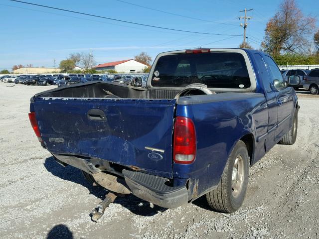 1FTZX1721WNA40633 - 1998 FORD F150 BLUE photo 4