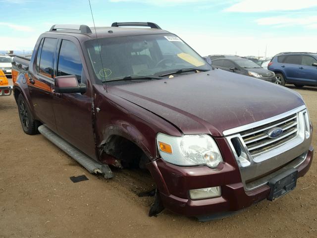 1FMEU53867UA12855 - 2007 FORD EXPLORER S MAROON photo 1