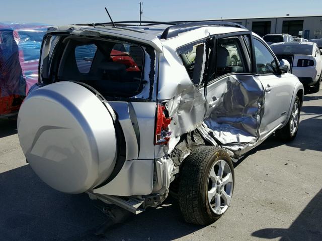 2T3YF4DV8BW087353 - 2011 TOYOTA RAV4 SILVER photo 4