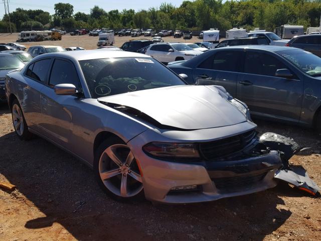 2C3CDXCT4HH510203 - 2017 DODGE CHARGER R/ SILVER photo 1