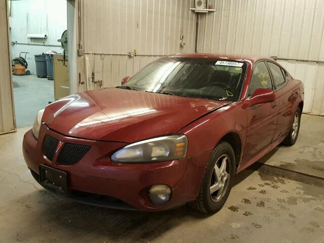 2G2WP522241334353 - 2004 PONTIAC GRAND PRIX MAROON photo 2