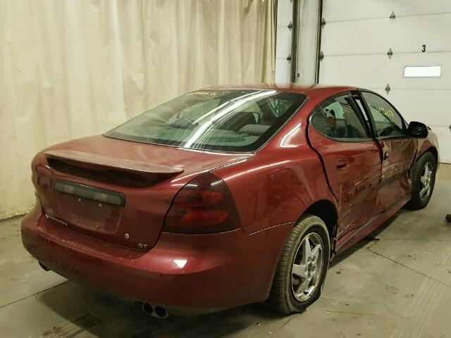 2G2WP522241334353 - 2004 PONTIAC GRAND PRIX MAROON photo 4