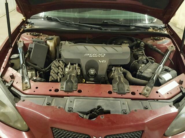 2G2WP522241334353 - 2004 PONTIAC GRAND PRIX MAROON photo 7
