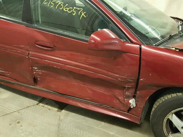 2G2WP522241334353 - 2004 PONTIAC GRAND PRIX MAROON photo 9