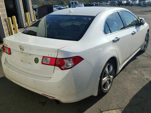 JH4CU2F67AC040017 - 2010 ACURA TSX WHITE photo 4