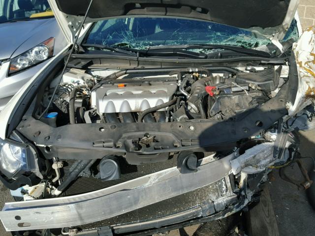 JH4CU2F67AC040017 - 2010 ACURA TSX WHITE photo 7