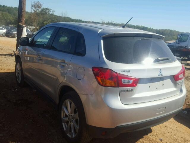 4A4AP3AU4EE006177 - 2014 MITSUBISHI OUTLANDER SILVER photo 3