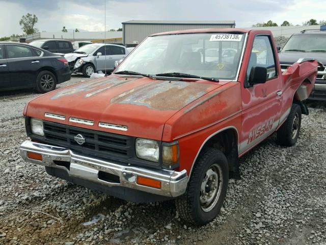 1N6SD11S8MC413854 - 1991 NISSAN TRUCK SHOR RED photo 2