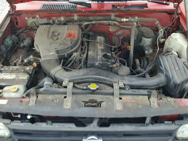 1N6SD11S8MC413854 - 1991 NISSAN TRUCK SHOR RED photo 7