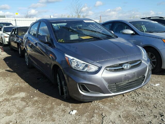 KMHCT4AE2FU868441 - 2015 HYUNDAI ACCENT GLS GRAY photo 1