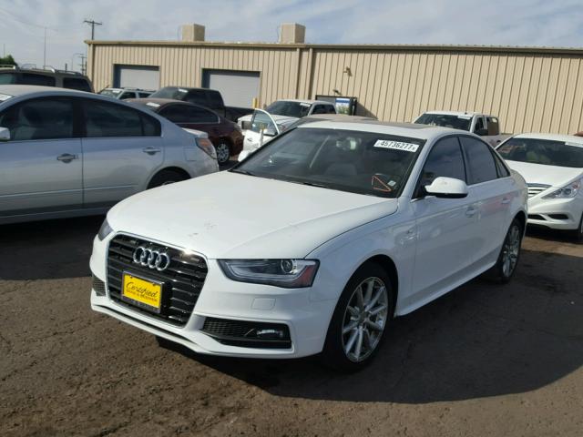 WAUEFAFL7GN004312 - 2016 AUDI A4 PREMIUM WHITE photo 2