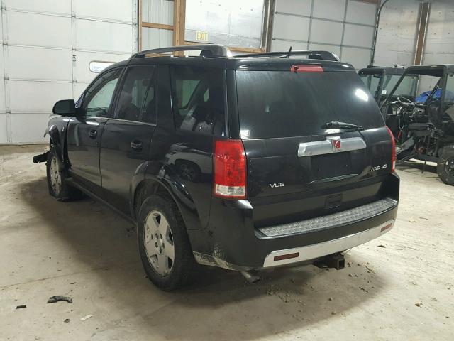 5GZCZ634X7S854978 - 2007 SATURN VUE BLACK photo 3